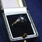 Sapphire Flower Ring