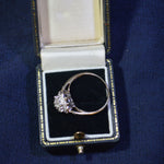 Diamond cluster ring