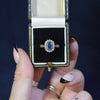Sapphire and diamond ring