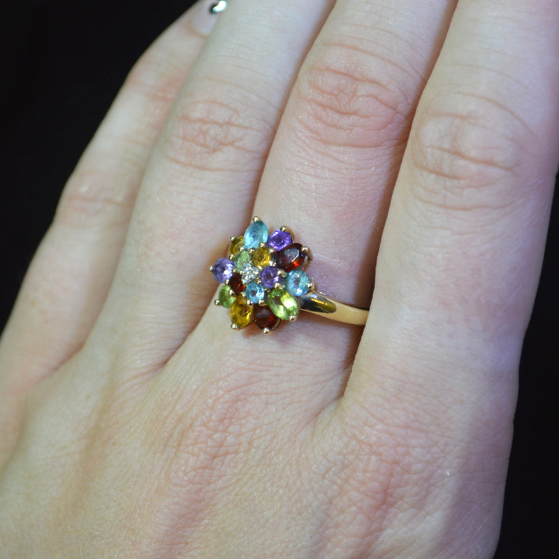 9ct colourful ring