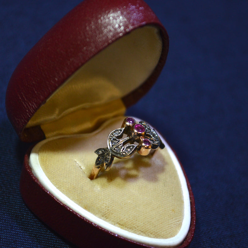 12ct Vintage Ruby Ring