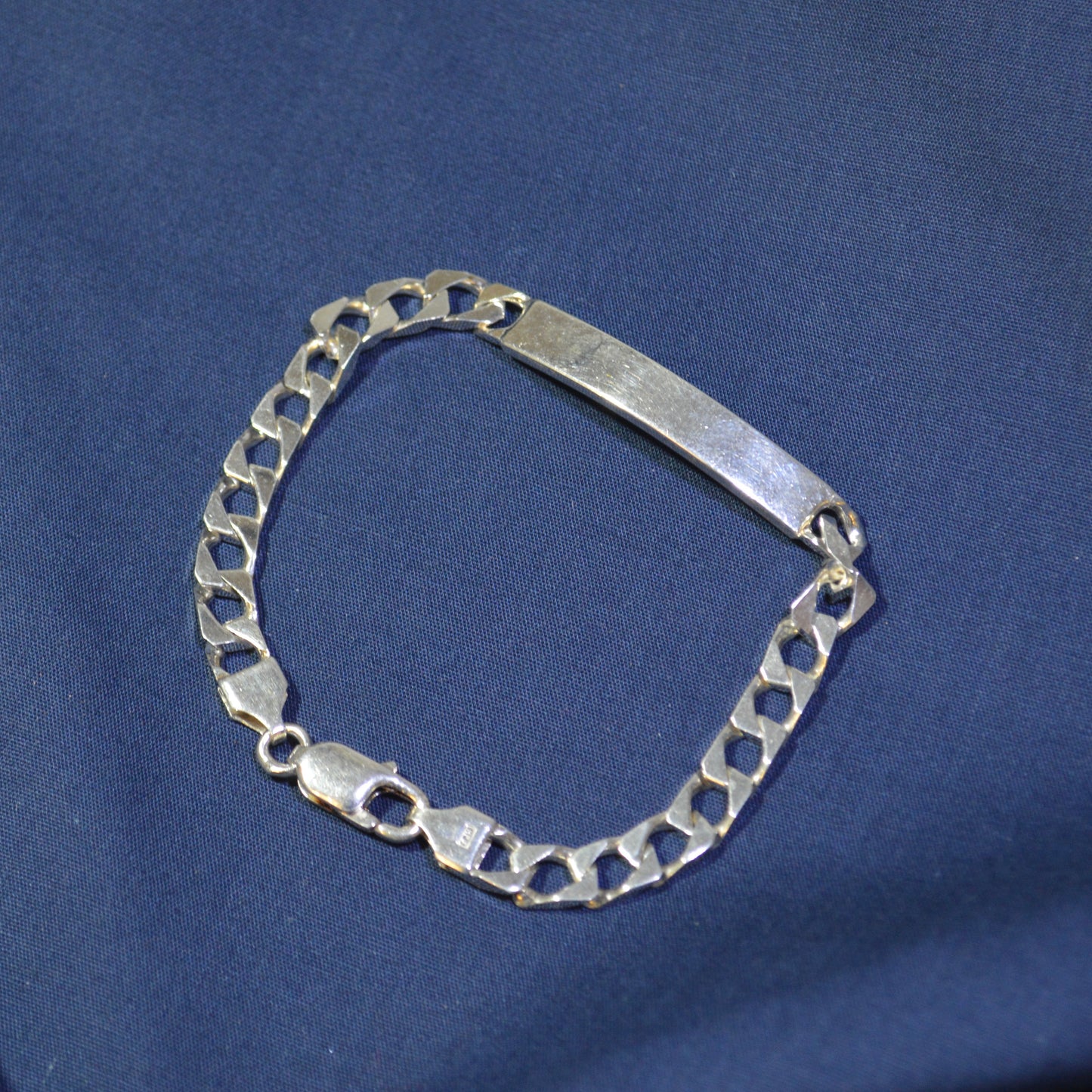 Silver ID bracelet