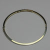 9ct Gold bangle with stunning synthetic cubic zirconia's & blue stones