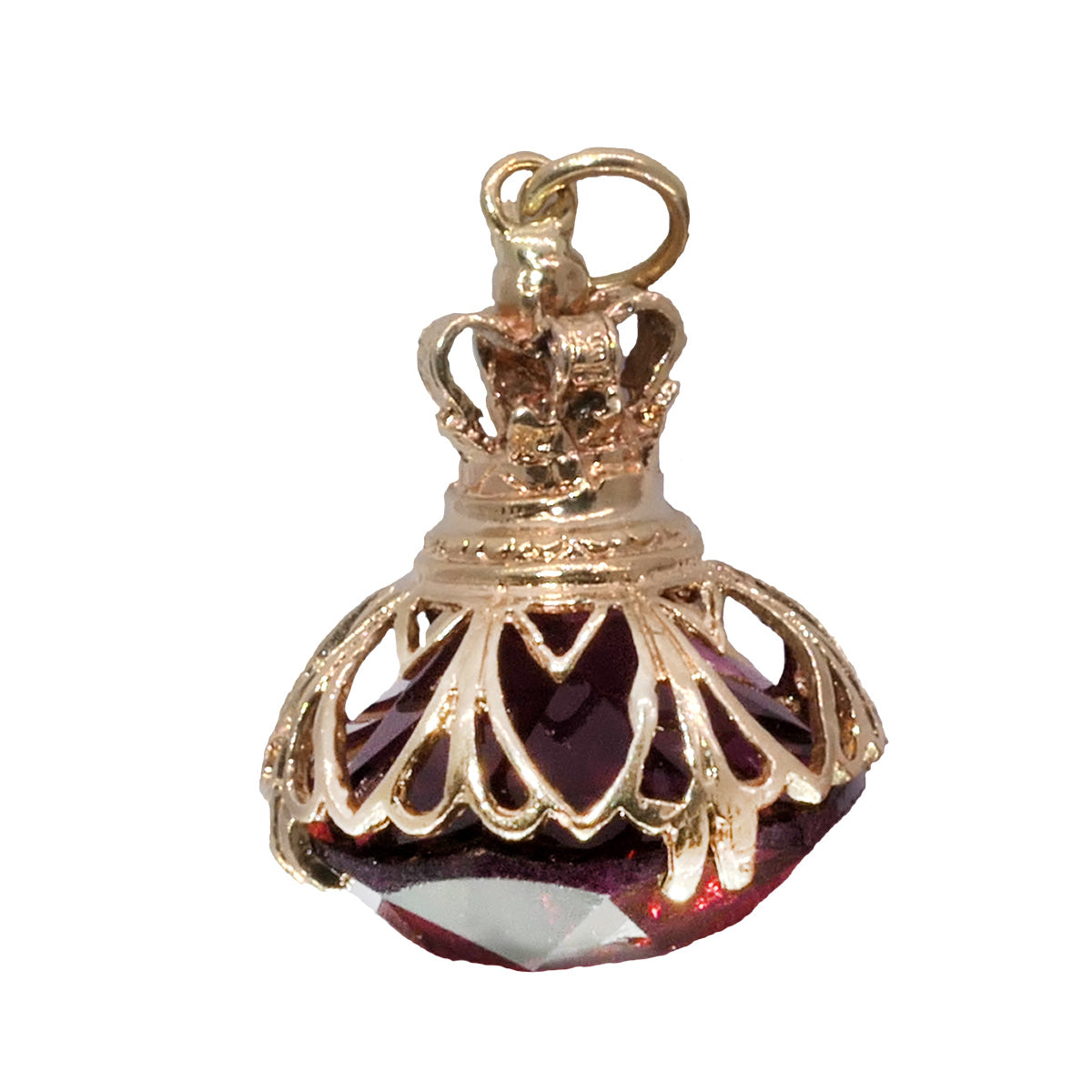 9ct Vintage Amethyst fob