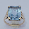 Vintage 9ct Gold Blue Stone Ring