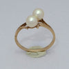 Vintage 9ct pearl ring