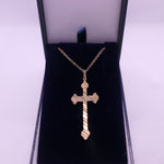 9ct yellow gold Cross with chain