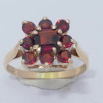 9ct Gold and Garnet Dress Ring