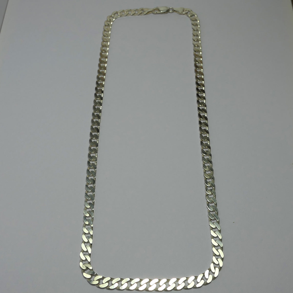 Silver Curb Gents Chain