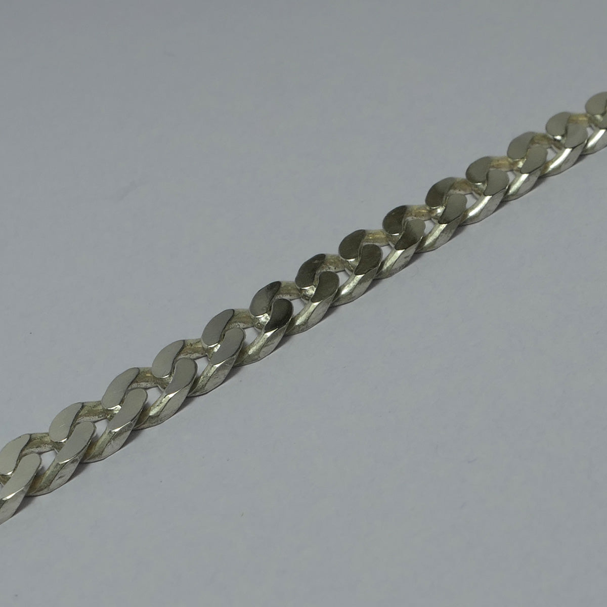 Silver Curb Gents Chain