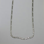 Silver Gents Figaro Chain