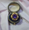 9ct Large Amethyst & pearl dress ring