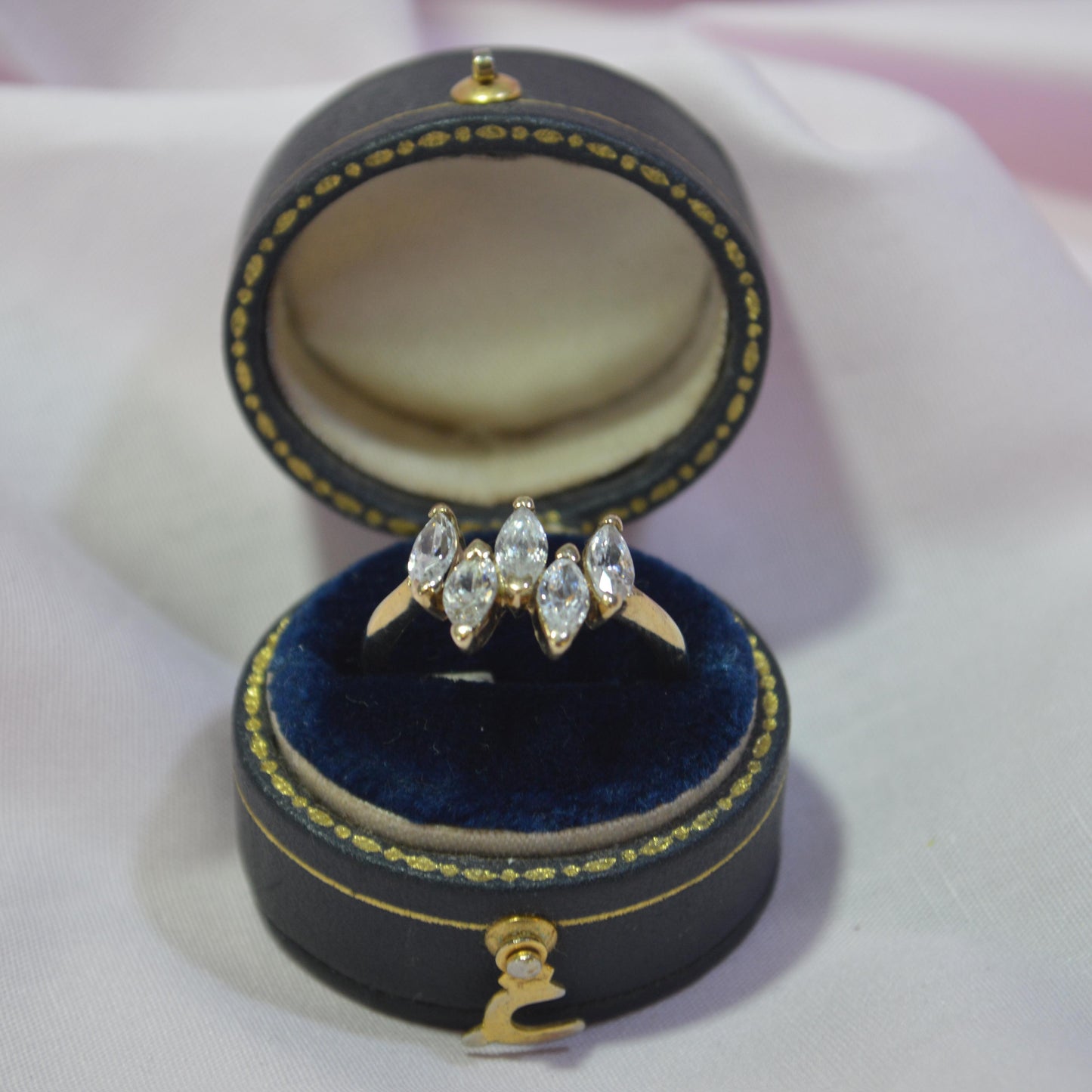 9ct Marquise Cubic Zirconia Ring
