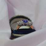 18ct 2.5 carat Tanzanite ring