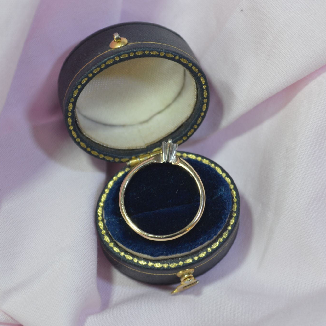 14ct Marquise Solitaire Diamond ring