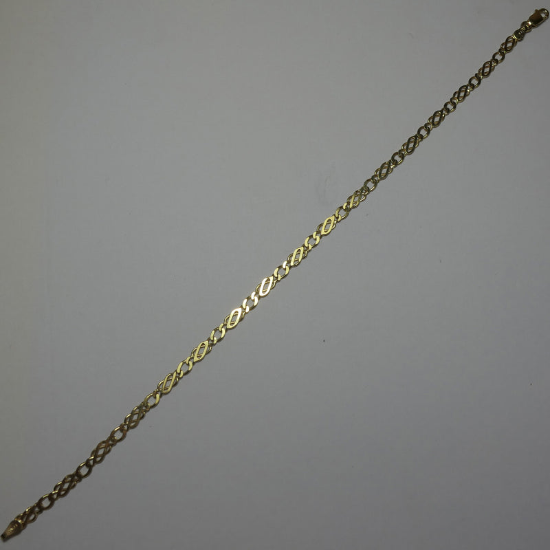 9ct Gold Double curb style Bracelet