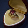 Vintage Gold Ruby Ring