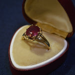 Vintage Gold Ruby Ring