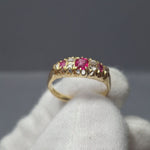 Antique 18ct Ruby and Diamond Ring