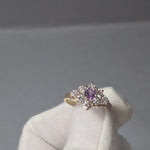 9ct Gold Amethyst Dress Ring