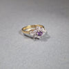 9ct Gold Amethyst Dress Ring