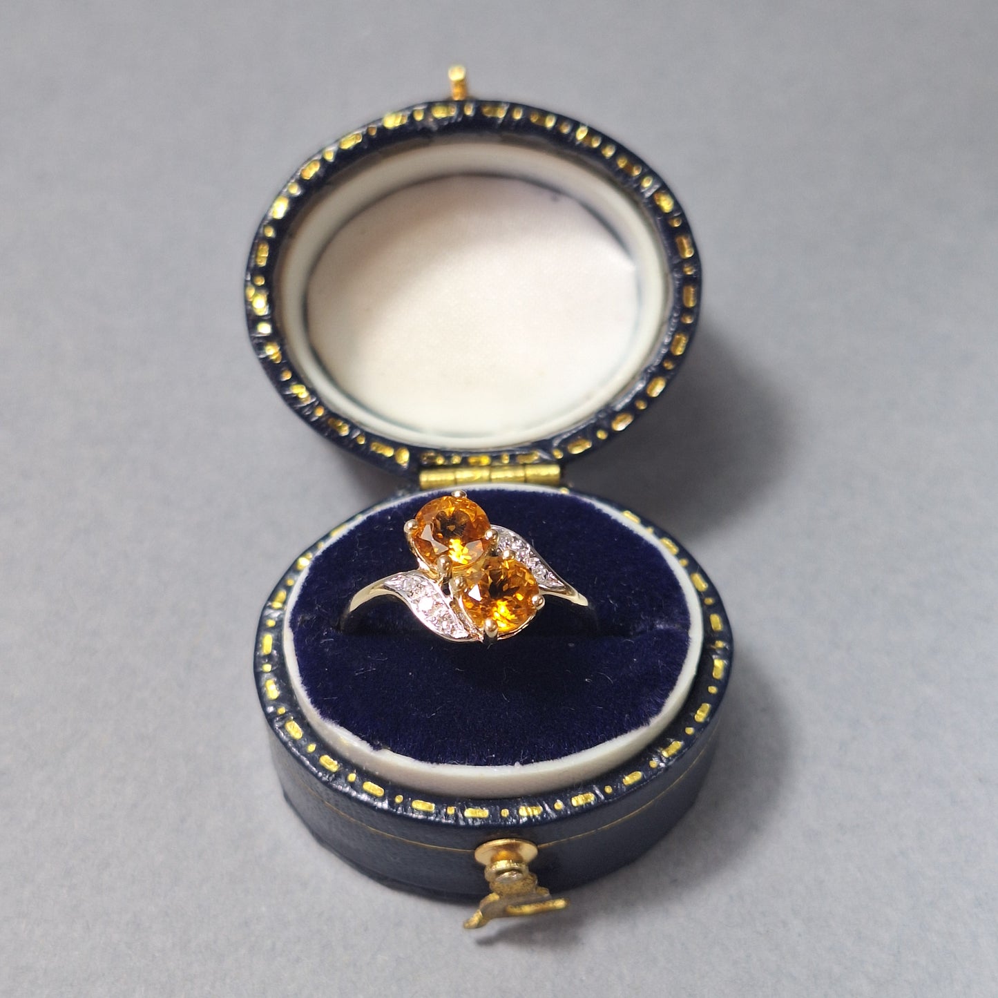 9ct Gold Citrine Dress Ring