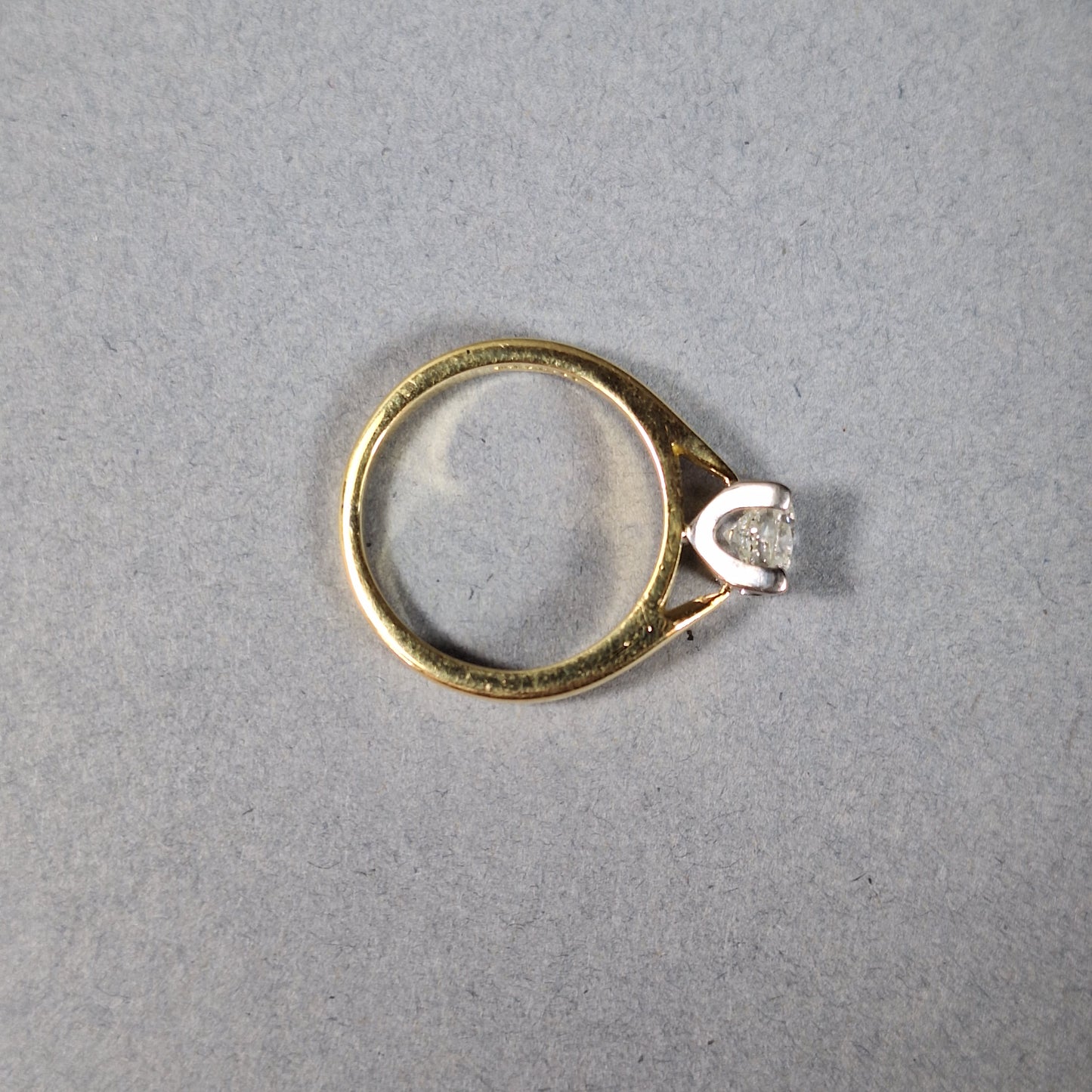 18ct Gold Three Quarter Carat Diamond Solitaire Ring
