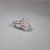 18ct White Gold Diamond Cluster Ring