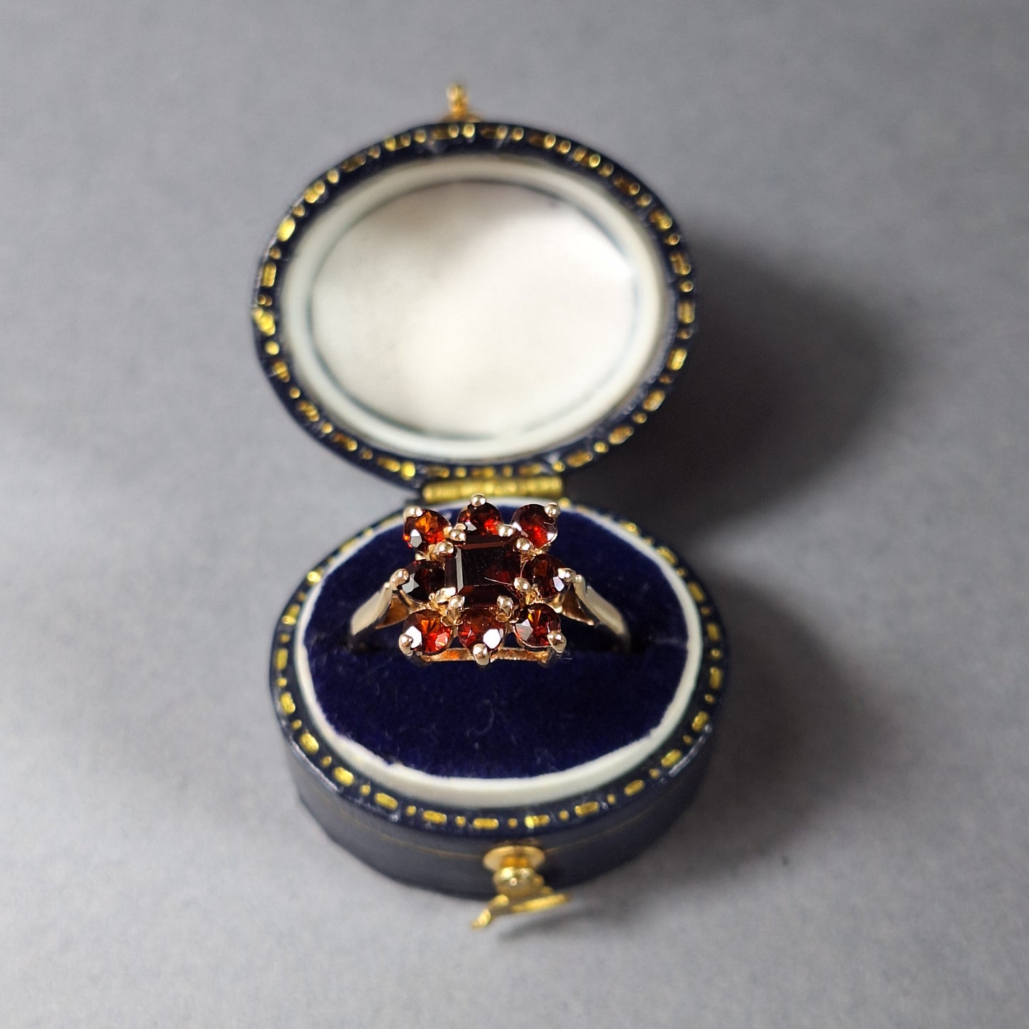 9ct Gold and Garnet Dress Ring