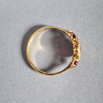 Vintage 18ct Ruby & Diamond ring