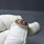 18ct Ruby ring with diamonds