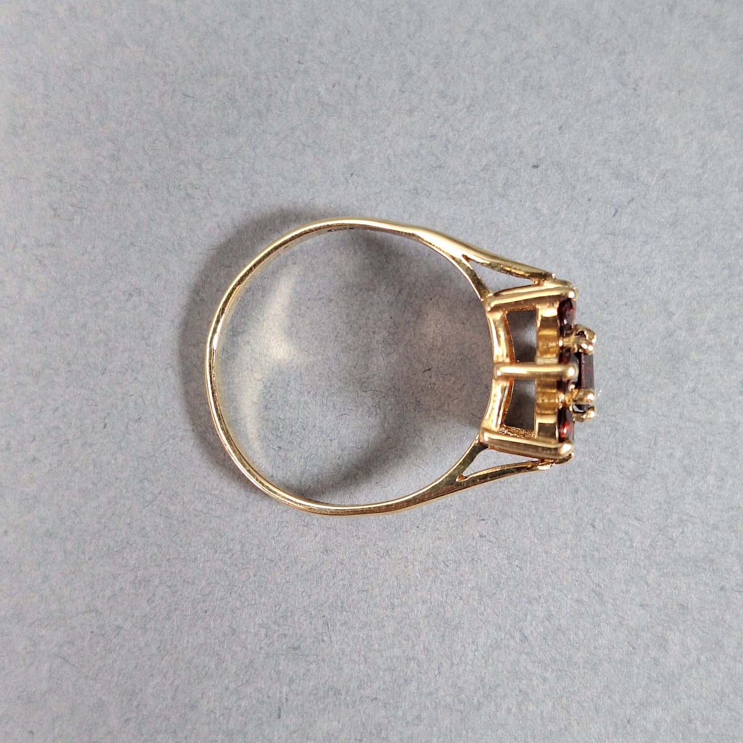 9ct Gold and Garnet Dress Ring