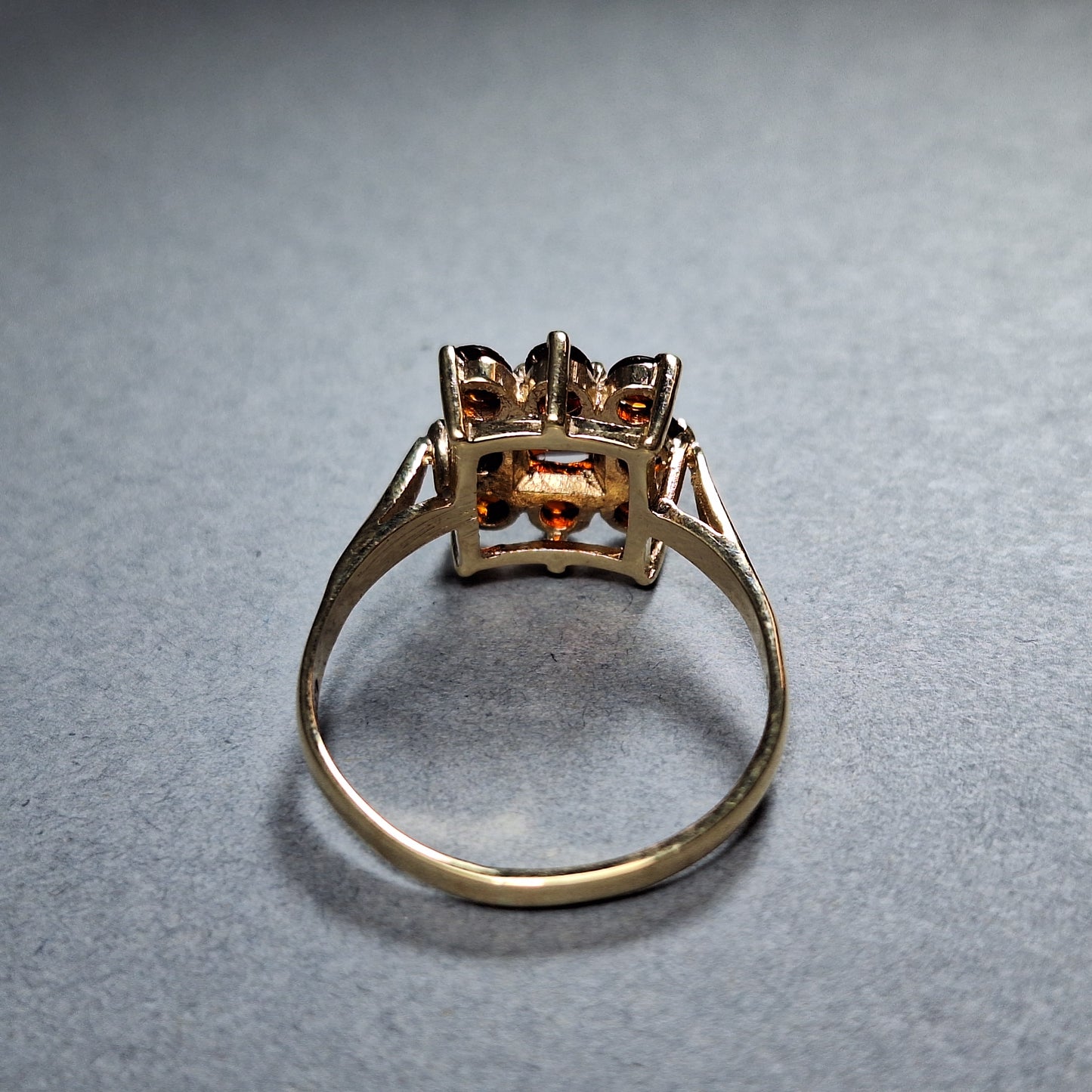 9ct Gold and Garnet Dress Ring