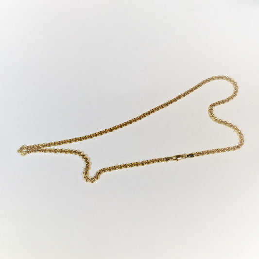 Vintage 9ct Gold Belcher Chain 20"