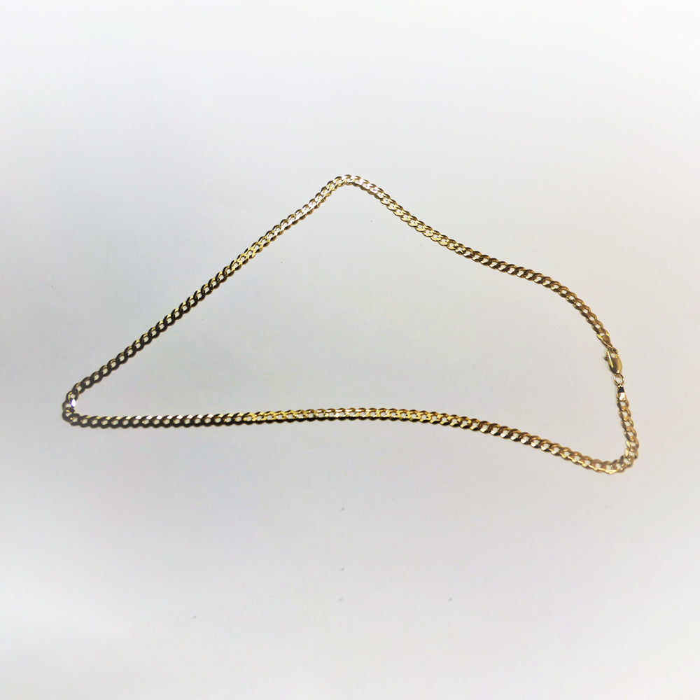Vintage 9ct Gold 19" Curb Chain