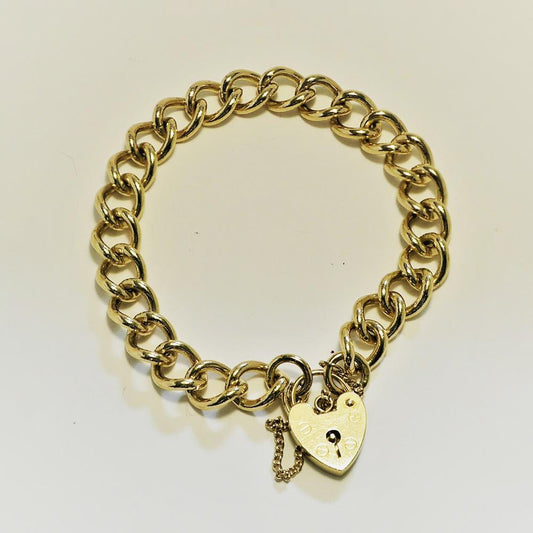 Vintage 9ct Gold Charm Bracelet