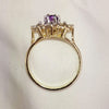 9ct Gold Amethyst Dress Ring