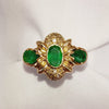 18ct Gold Emerald Ring