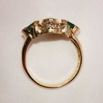 18ct Gold Emerald Ring