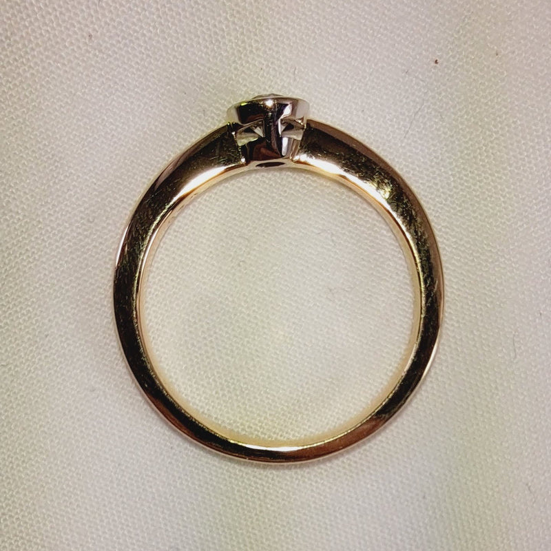 18ct Gold Diamond Single Stone Engagement Ring