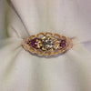 Antique 18ct Gold Ruby Diamond Ring