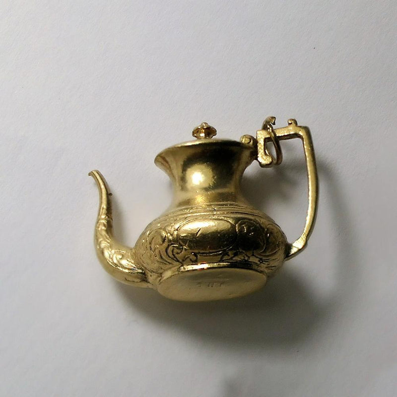 Vintage 9ct Gold Coffee Pot Charm