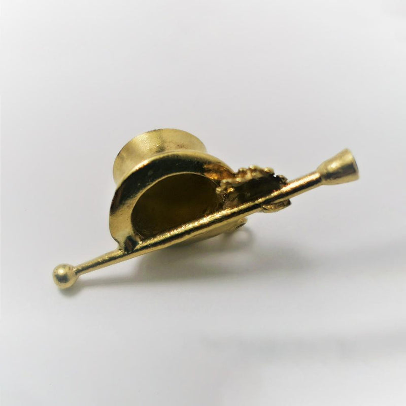 Vintage 9ct Gold Top Hat and Cain Charm