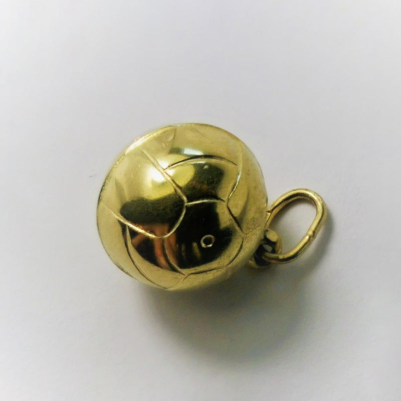 Vintage 9ct Gold Football Charm