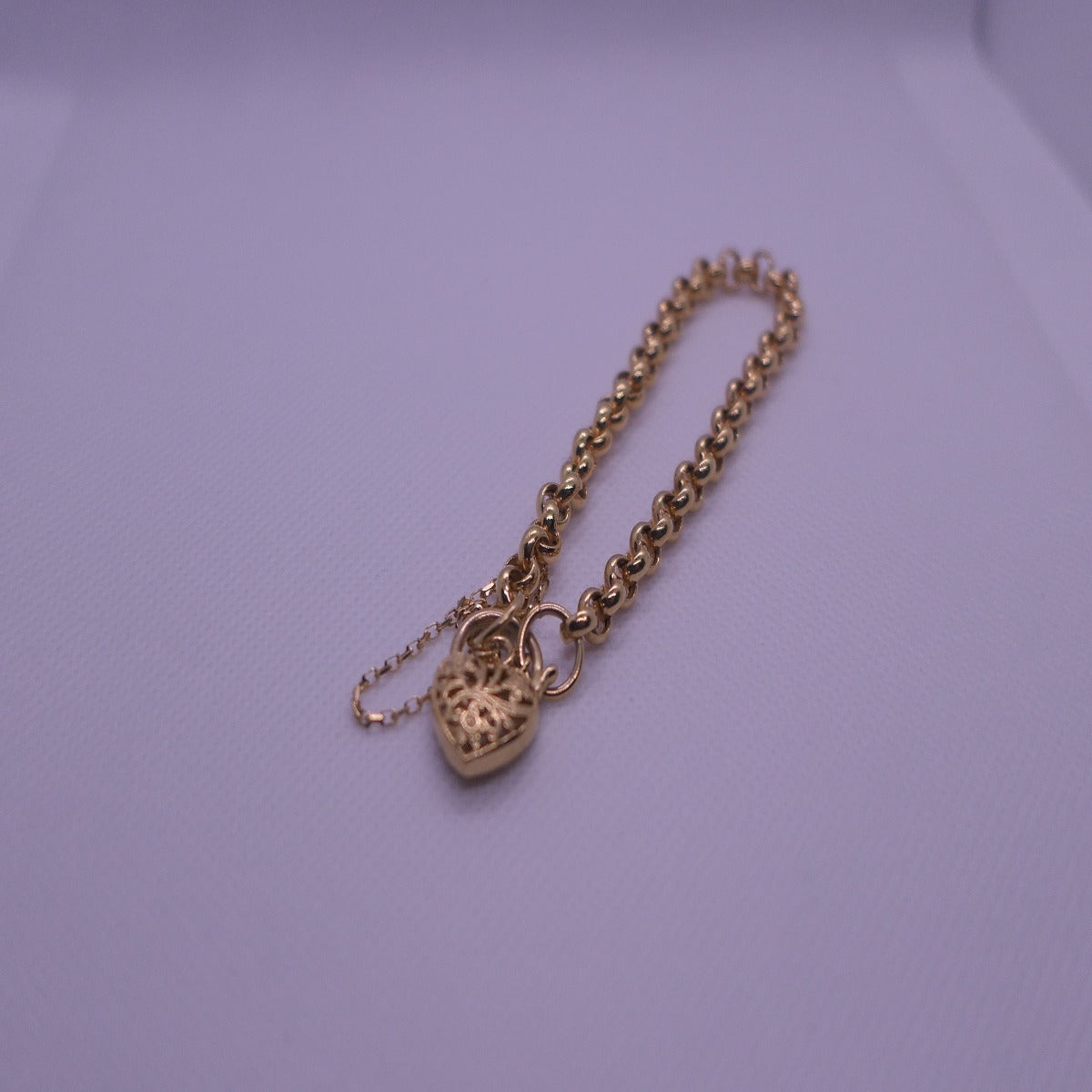 9ct yellow Gold charm bracelet