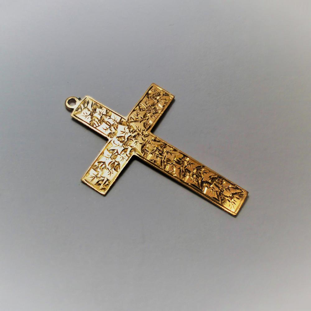 Large Vintage 9ct Gold Cross
